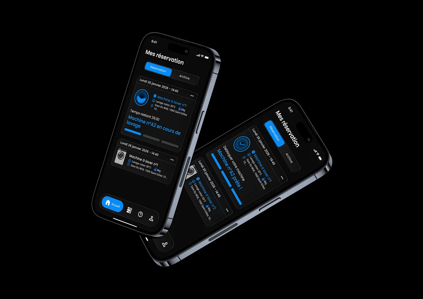 Écran mobile du design system Mr Clean