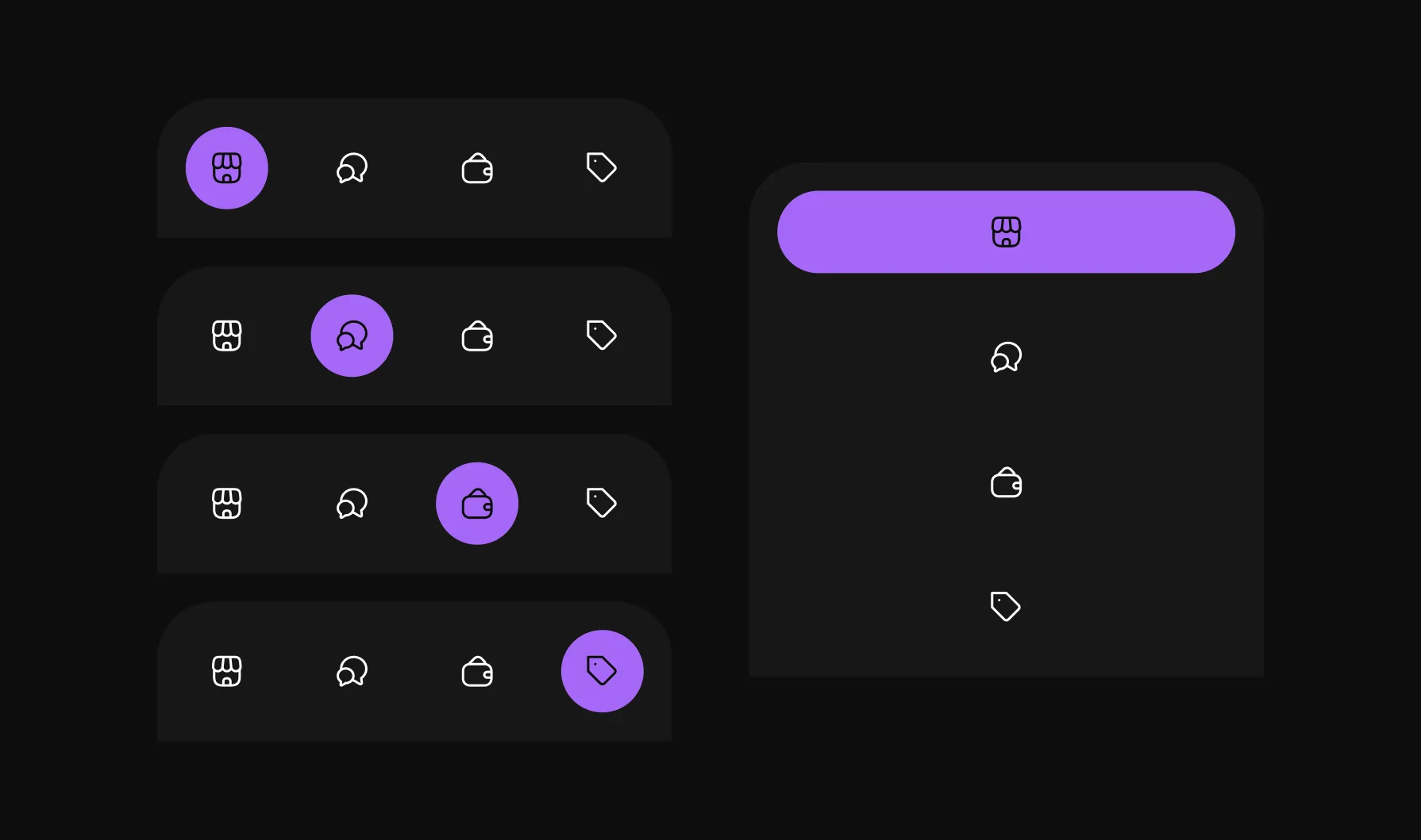 Détail des Call to Action et des composants UI de Groovs