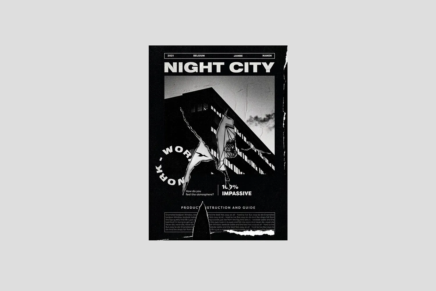 Affiche de design graphique - Sélection de projets secondaires