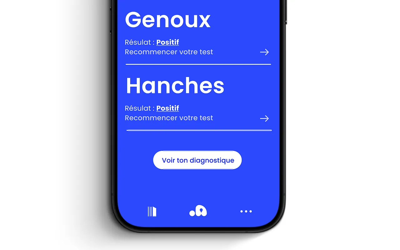 Détail d'une fiche exercice dans l'application Movento