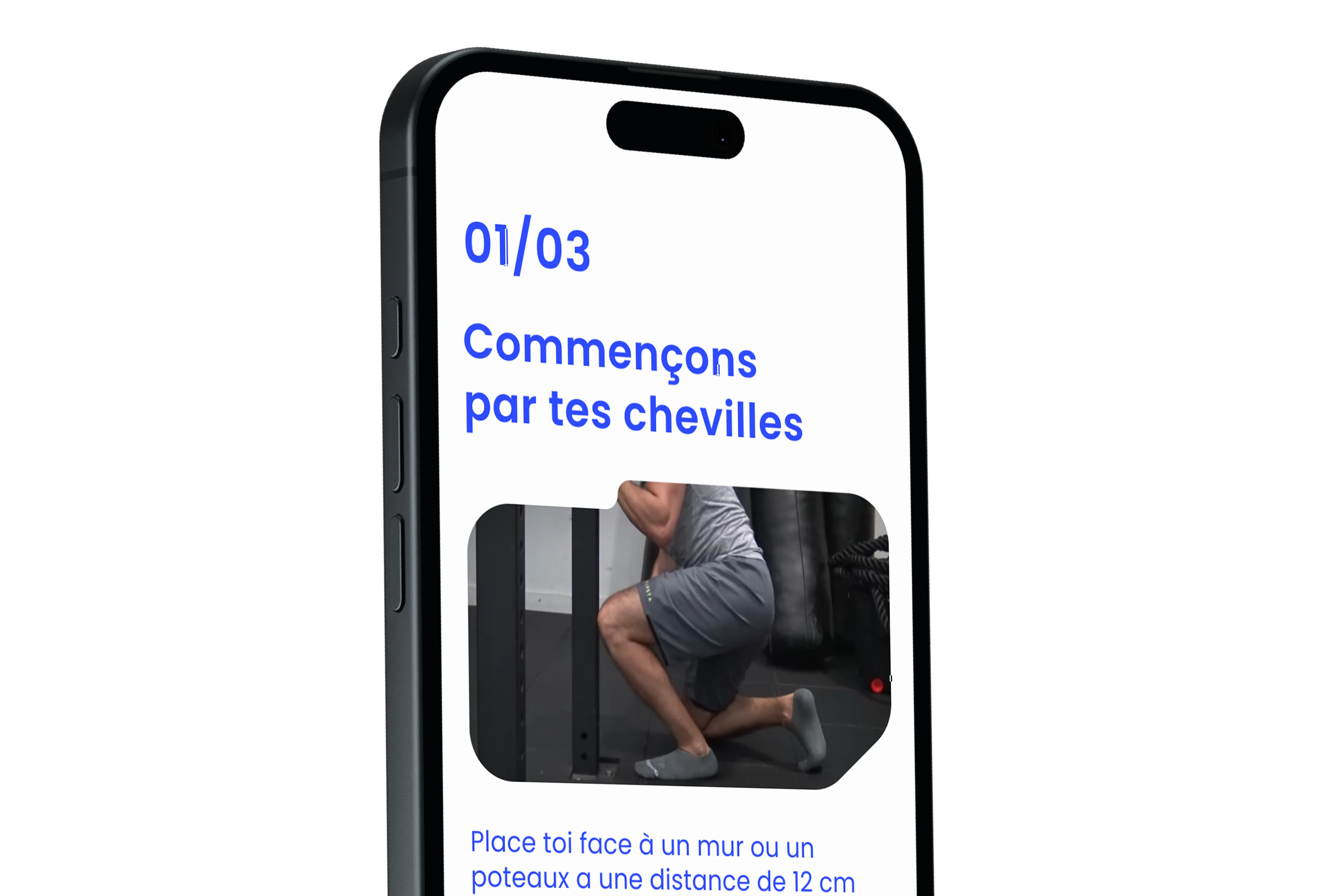 Mockup de l'application Movento sur iPhone